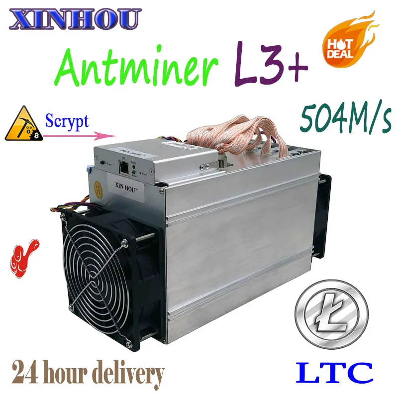 Asic miner ANTMINER L3 504M 800W scrypt LTC miner More economical than antminer s9 Z11 B7