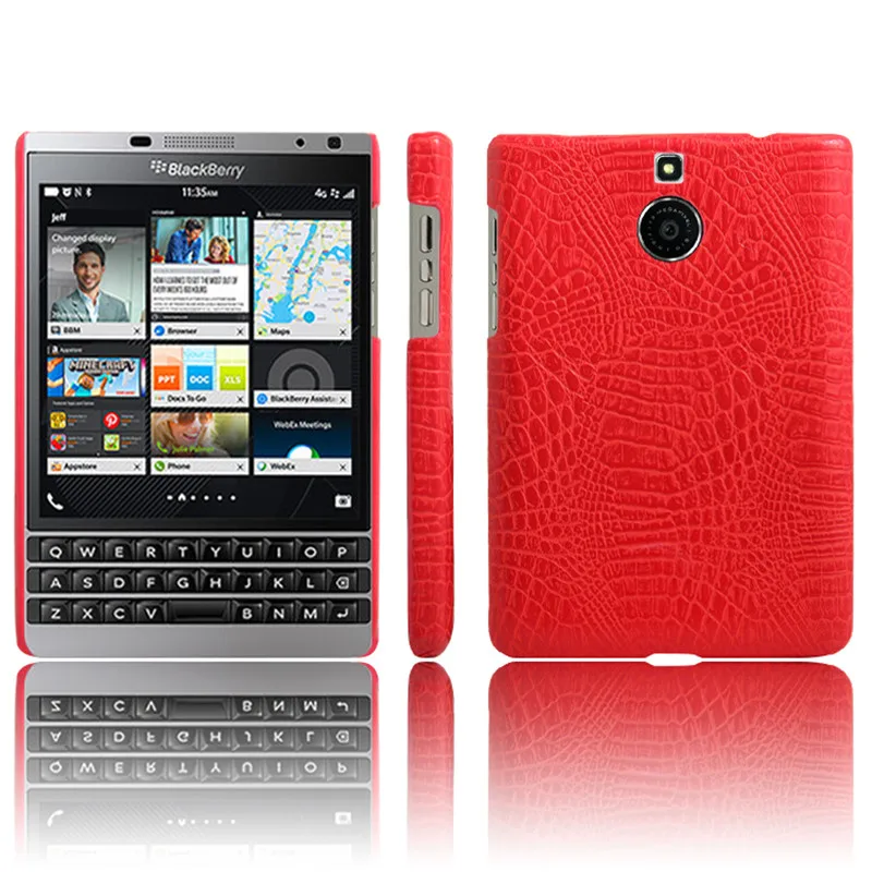 Новое поступление, чехол для BlackBerry Passport Silver Edition, Роскошный Ретро чехол из крокодиловой кожи для BlackBerry Passport, чехол для телефона