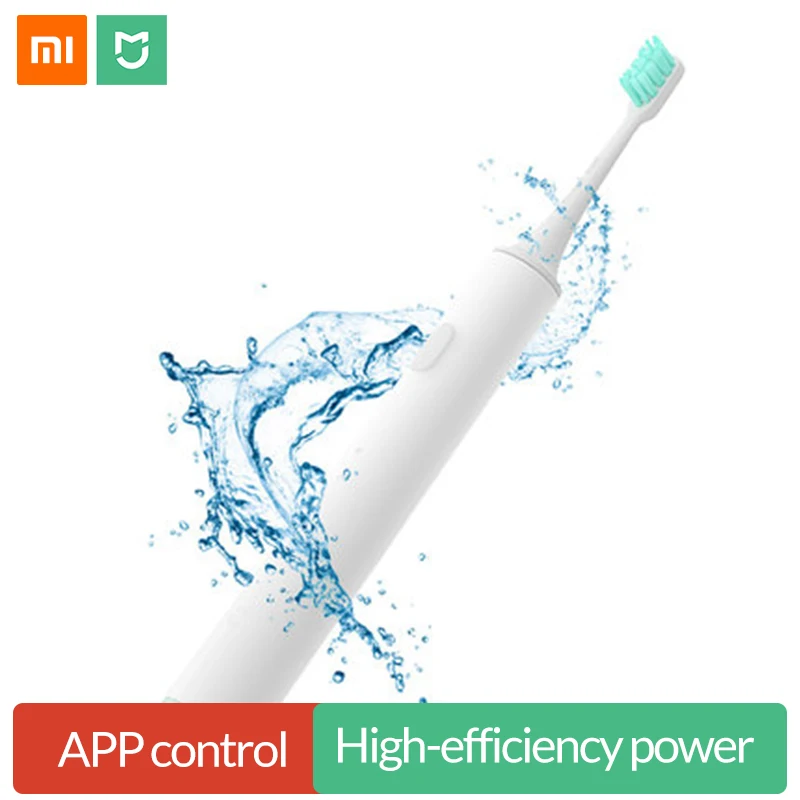 

Xiaomi Mijia Sonic Electric Toothbrush Rechargeable Smart Ultrasonic Tooth Brush Waterproof USB Wireless Charging Mi APP Control