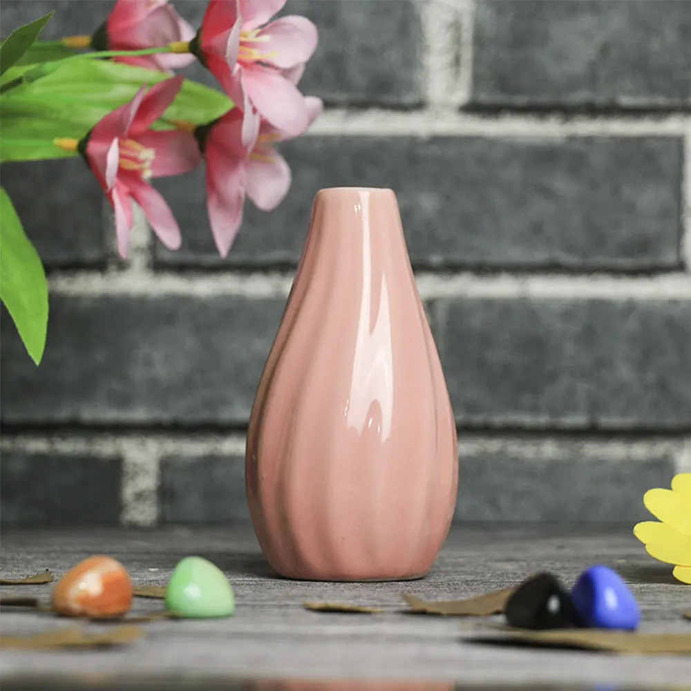 Керамическая полосатая ваза, Классические свадебные офисные украшения для дома, Декор, 4 цвета