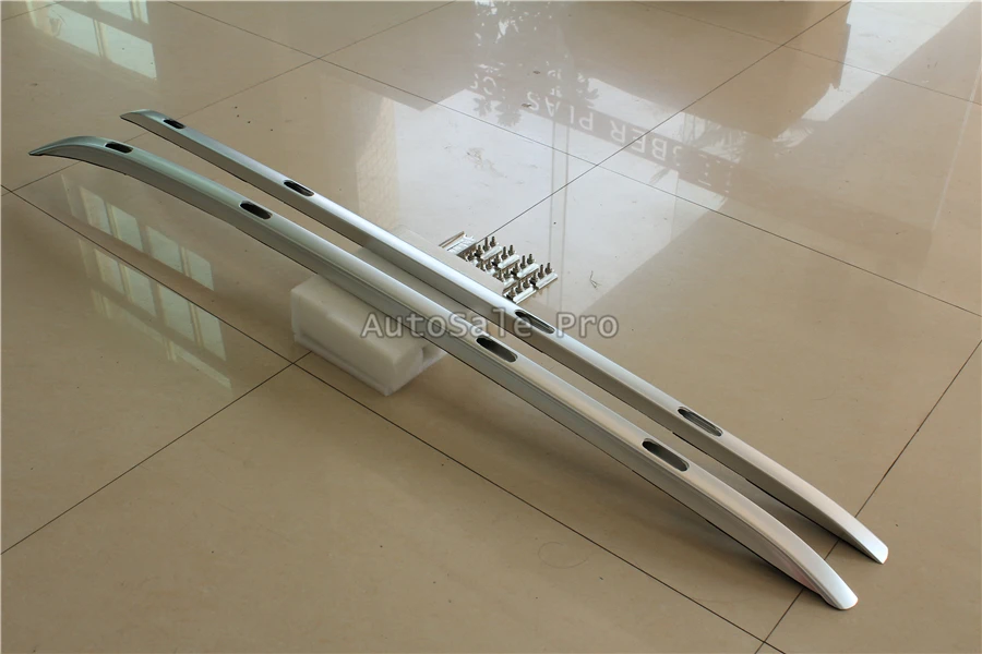 

For Mazda CX-5 2017 2018 Aluminium alloy Silver Top Roof Rails Rack Side Bars Decoration Trim Cover Car Accessories