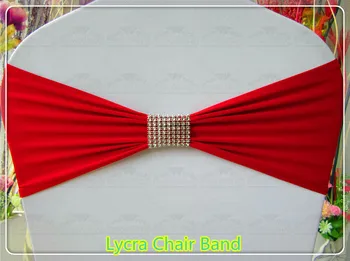

1/2-Bling Diamond mesh Buckle- Spandex/Lycra/Expand Chair Bands/Chair cover sashes For Wedding Party Banquet Decorations