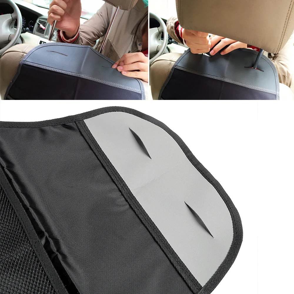 YOSOLO Car Seat Back Protector Bag Holder Anti Dirty Mat Automobiles Seat Covers Storage Food Drink Bottles Universal
