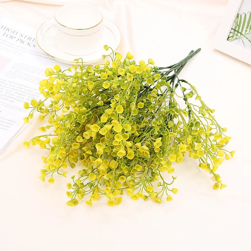 

1PC Artificial Baby's Breath Flower Plastic Gypsophila Small Bouquet for Wedding Home Party Decorations Fake Flower