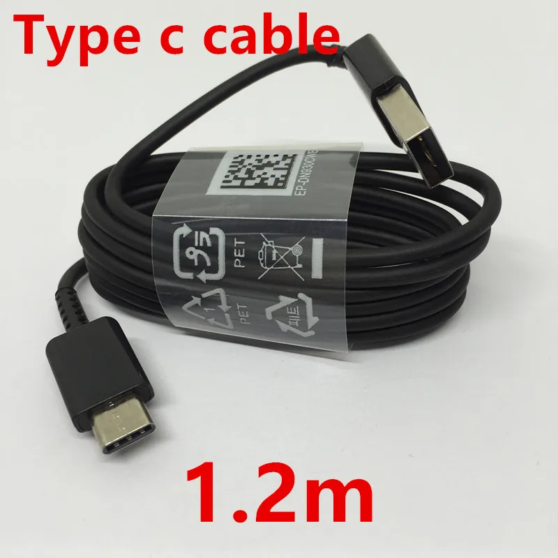 

10pcs, Origina USB 1.2m 2A Type C Cable fast charging Cable for Samsung S8 S8+ plus note 7 s9 Xiaomi huawei HTC