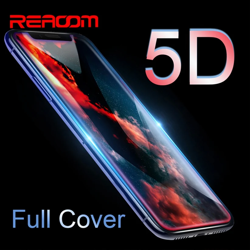 Reaoom 5D полное покрытие для samsung Galaxy J3 Pro Стекло закаленное изогнутые Защитная