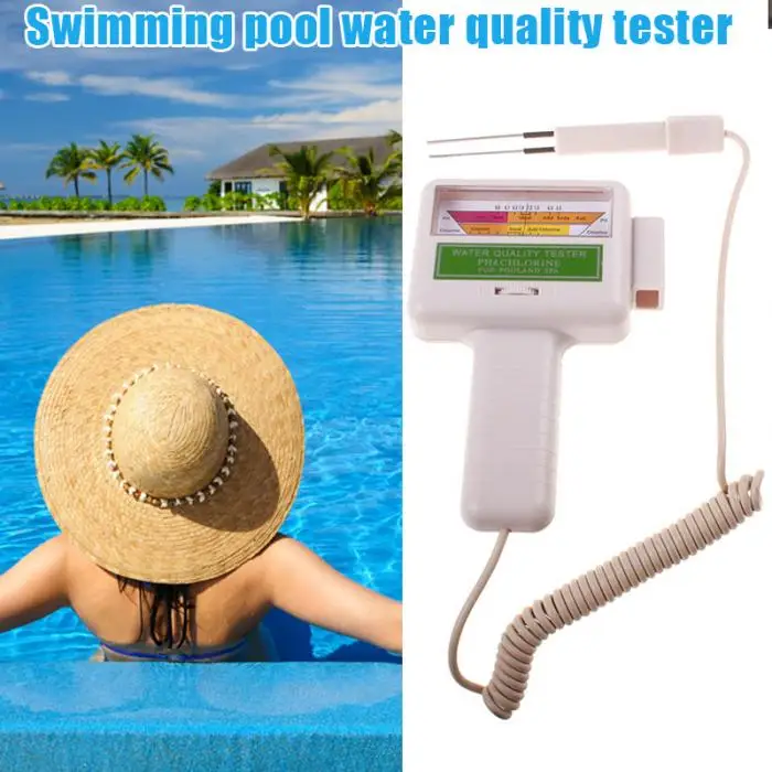 РН-тестер хлора измеритель уровня плавательный бассейн спа измерение качества воды монитор проверки