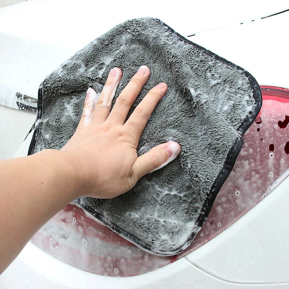 30*30 см Супер автомобильный абсорбент мыть ткань микрофибра Полотенца Очищающая высушивающая ткани тряпка с подробным описанием автомобиля Полотенца автомобиля уход, полировка
