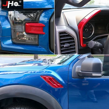 

JHO Headlight Side Air Vent Outlet Dashboard Cover Trim For Ford F150 Raptor 2015-18 2016 2017 Pickup Truck Styling Accessories