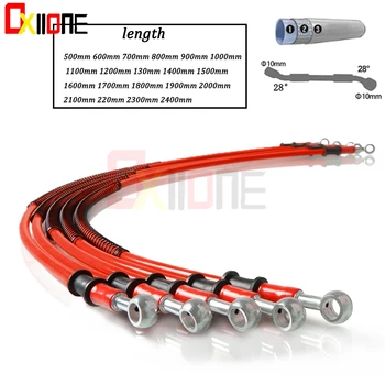 

Universal Motorcycle Dirt Bike Steel Brake part line Clutch Oil Hose Pipe For Honda CR 80R 85R 125R 250R CRF 150F 230F 250X 450R