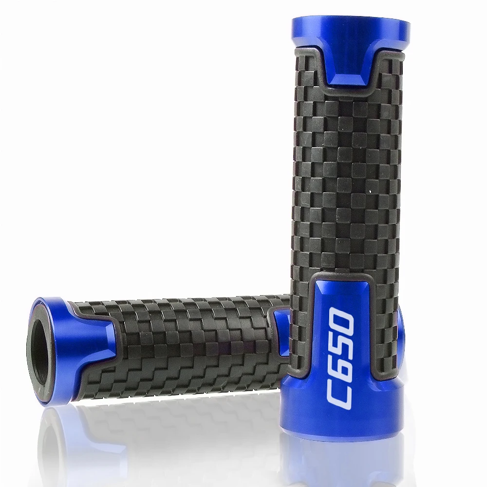 

22mm Motorcycle Hand Grips Fit 7/8" Standard Handlebars 100% Brand New and High Quality HandBar Bike For Honda C650 2015-2018