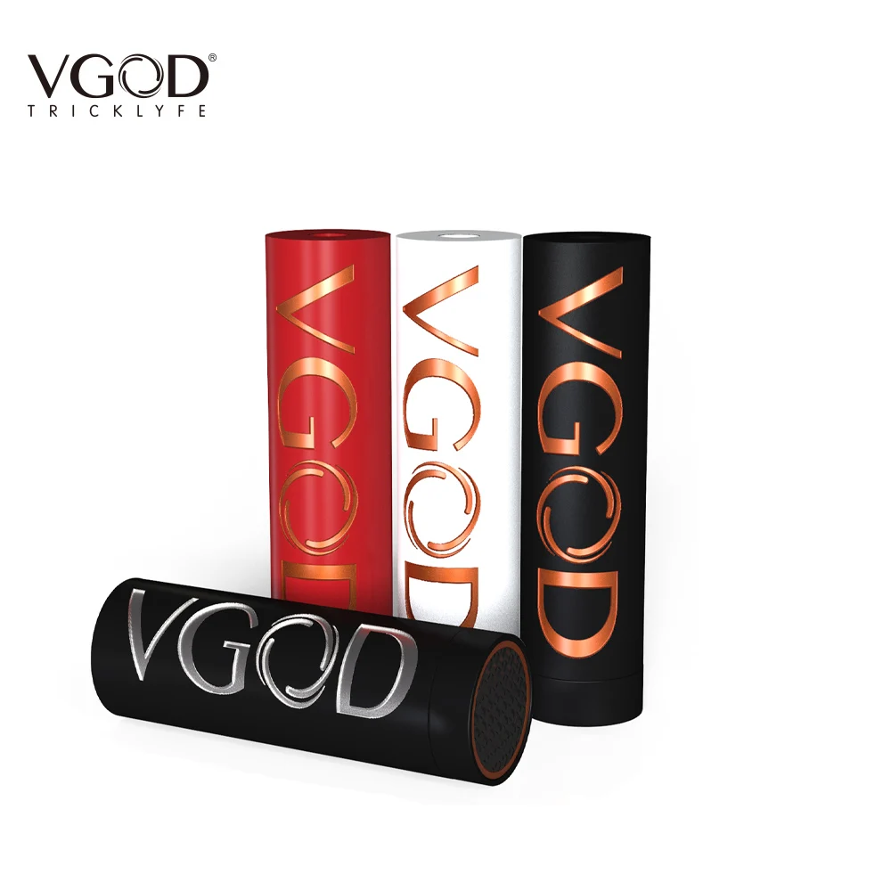 

Original VGOD Pro Mech Mod 510 thread Atomizer Vaporizer Mechanical Mod Copper Construction Powered by Single 18650 Battery