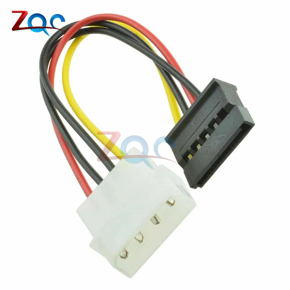 

Serial ATA SATA 4 Pin IDE to 15 Pin HDD Power Adapter Cable Hard Drive Adapter Male to Female connecter Cable