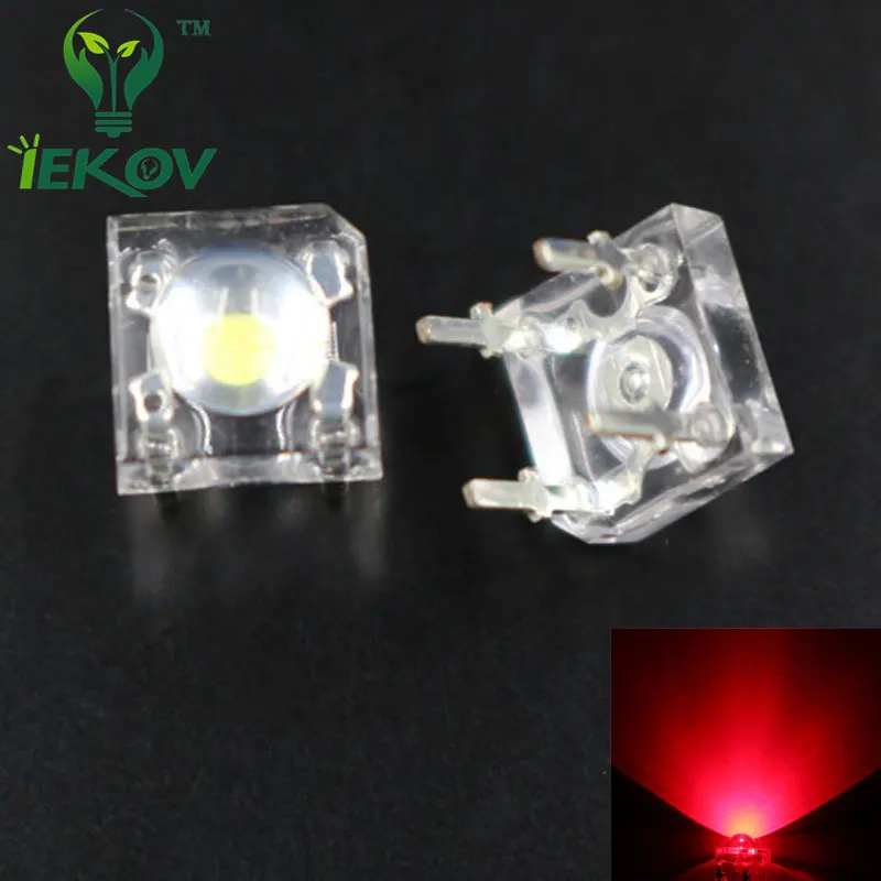 100 шт/pag светодиодный 5 мм красный Пиранья мощный поток|high flux led|lamp forlamp for car |