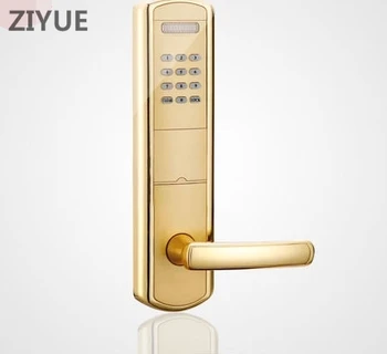 

Intelligent Keypad Combination Door Lock Card password or mechanical key unlock ET918pw Password / Mechanical Key/ Card Unlock