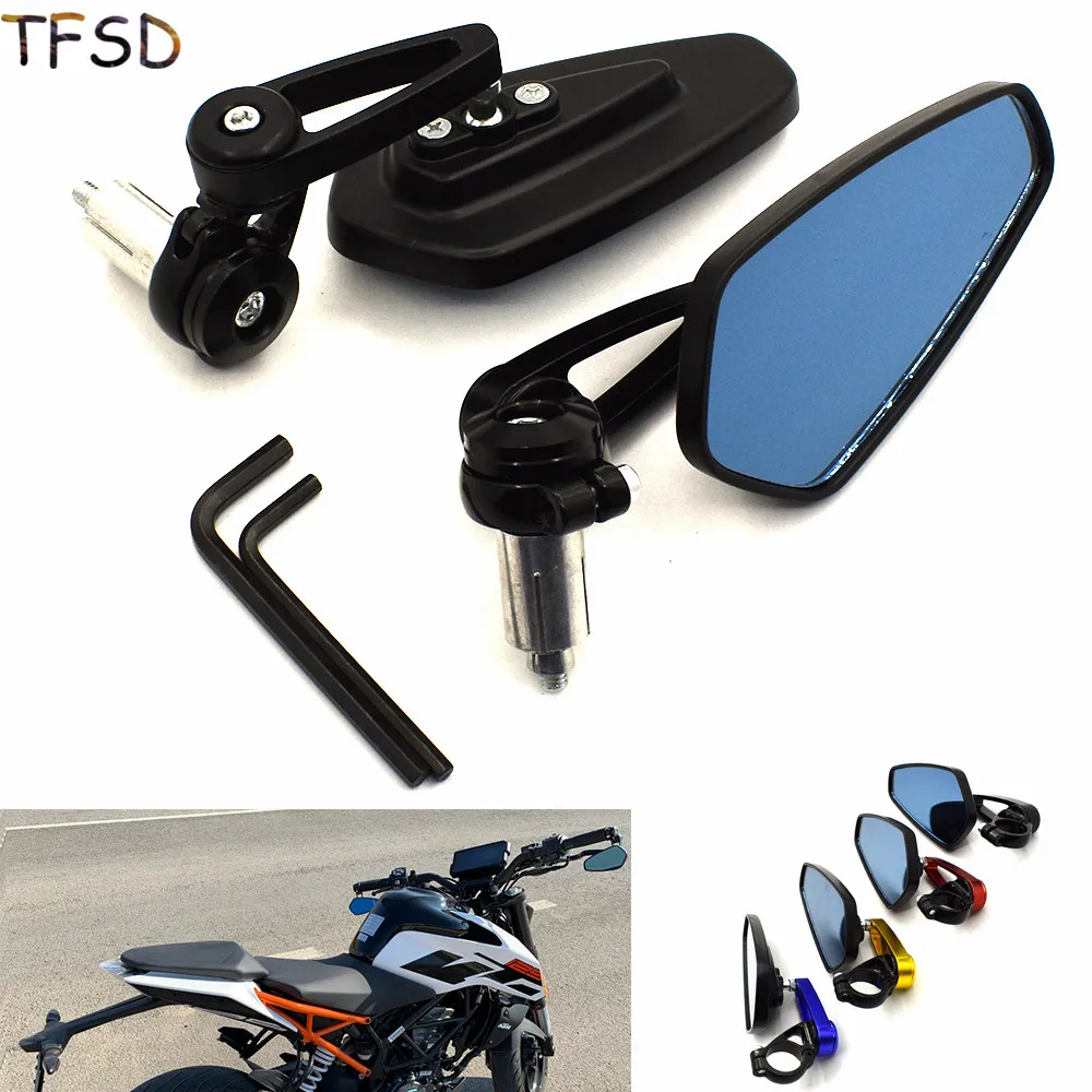 

General Motorcycle Aluminum Alloy 7/8" 22mm Rod End Side Mirror General Motorcbike bicycle for Ducati DIAVEL CARBON 1199 1198