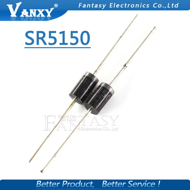 10pcs SR5150 SB5150 MBR5150 Schottky diode 5A 150V free shippping-in ...