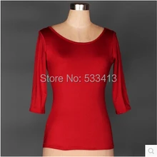 Латинский танцевальный костюм, сексуальный эластичный, Латиноамериканский танцевальный Топ для женщин, латинский танцевальный костюм для упражнений, 5 видов цветов