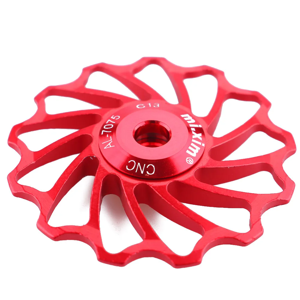 1Pc13T MTB Bicycle Ceramic Bearing Jockey Pulley Wheel Aluminium Alloy