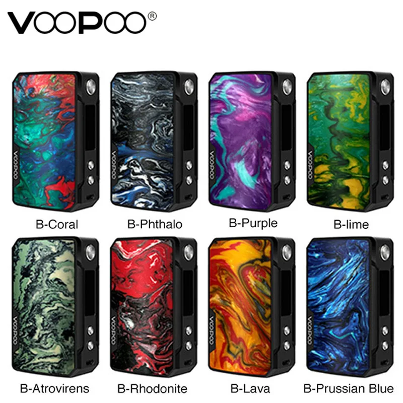 Мини-мод VOOPOO DRAG 117w TC бокс-мод 4400 мАч GENE.FIT электронная сигарета вейп бак Uforce T2 |