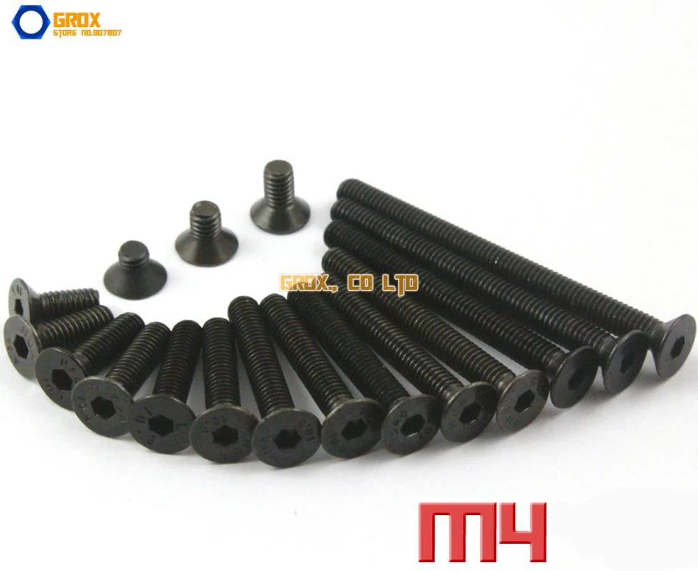 

M4 Countersunk Socket Allen Bolt Screw 10.9 Grade Alloy Steel