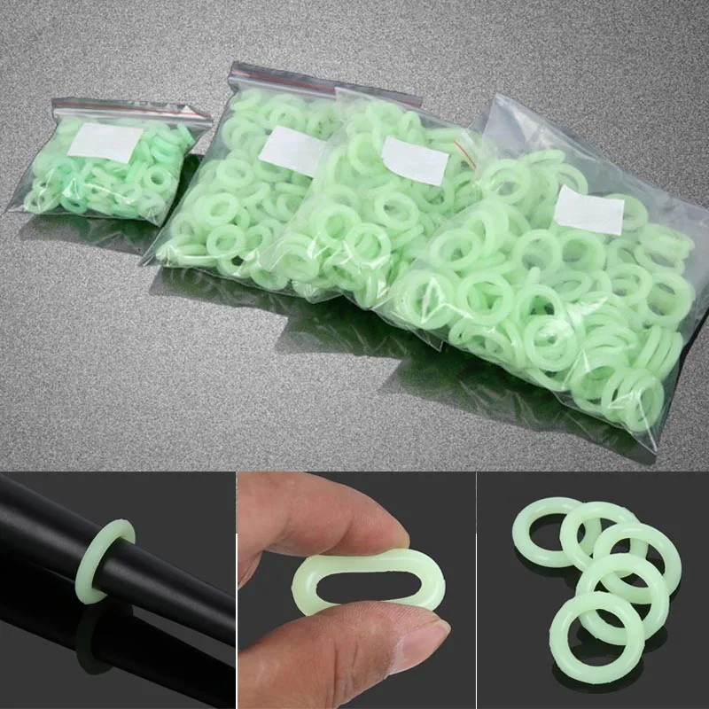 

O Shaped Rubber Sealing Ring Silica Gel Anti-slip Accessories For Fishing Rod Pole BB55