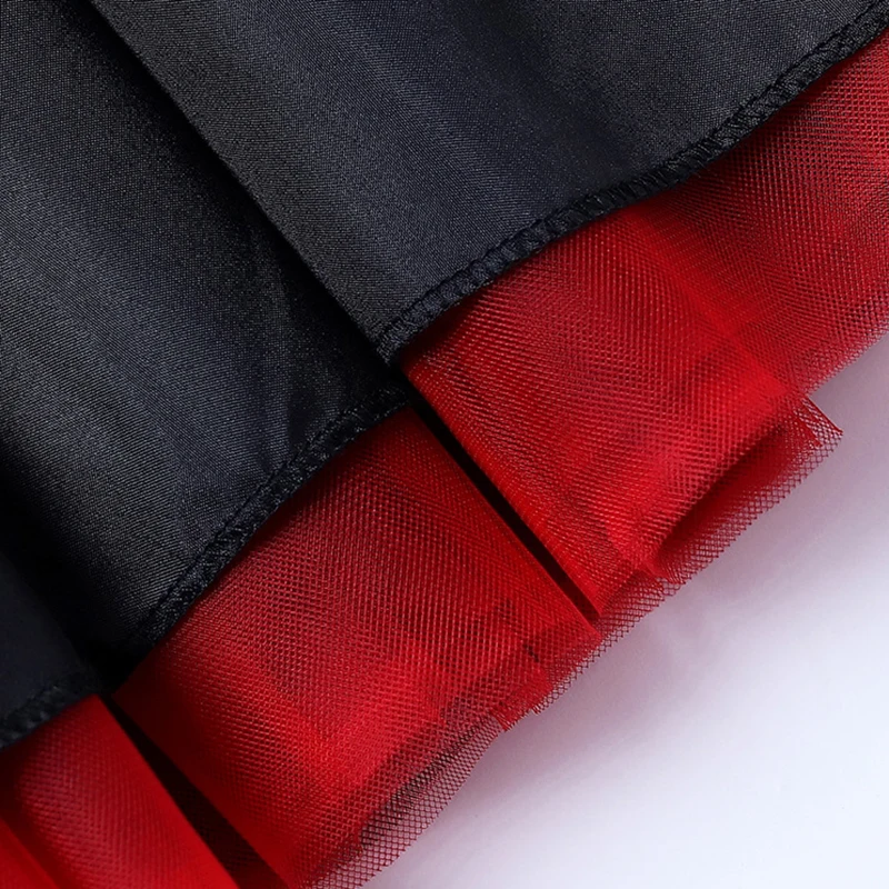 7 Layers Midi Tulle Skirts Womens Fashion Pleated TUTU Skirt Elegant Wedding Vintage Lolita Petticoat faldas mujer saias Jupe Skirts