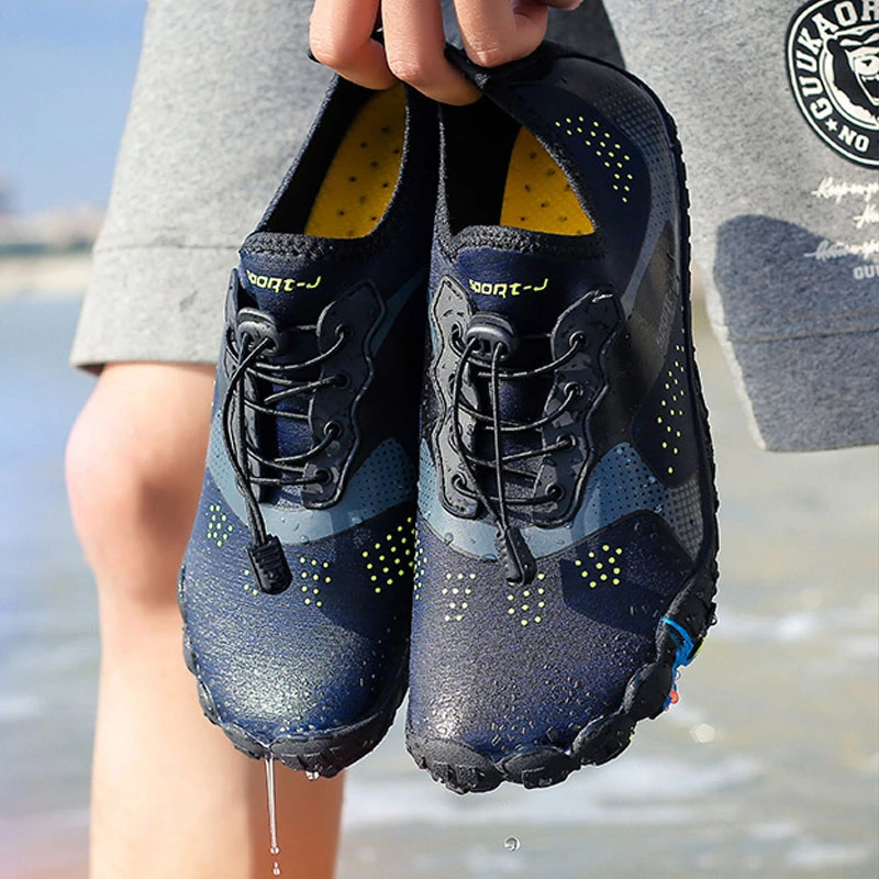 Zapatos de agua verano para hombre sandalias de playa aguas arriba zapatos de agua para hombre zapatillas de agua río de secado rápido calcetines de baño Tenis Masculino|Calzado para río| -