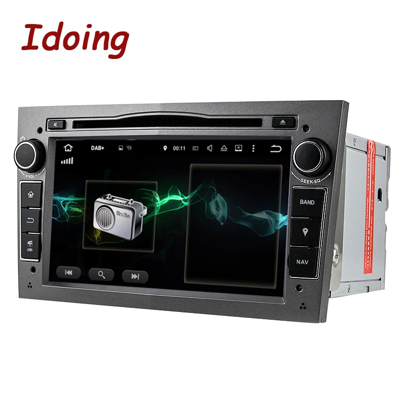 Top Idoing 2Din Steering-Wheel Android7.1Car DVD Multimedia Video Player Radio For Opel Vectra Corsa D Astra H Car GPS Autoradio MP3 3