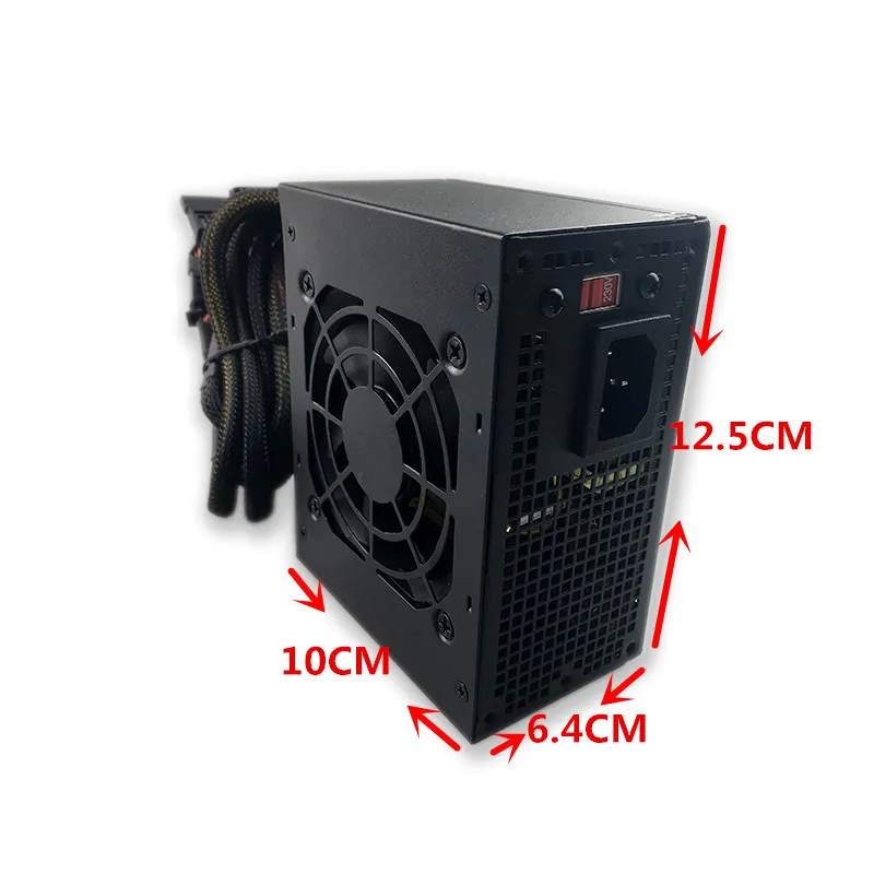 Блок питания для настольного ПК 400 Вт ATX Max 500 мини корпус блок 6 контактов 8