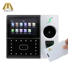 ZK pface 202 мульти-Биометрическая Карта ладони IC посещаемость времени лица отпечатков пальцев Контроллер доступа машина Время часы запись времени