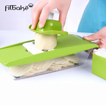 

FILBAKE Kitchen Tools Manual Vegetable Fruit Slicer Onion Potato Carrot Cutter Grater Storage Container Multifunction Slicer