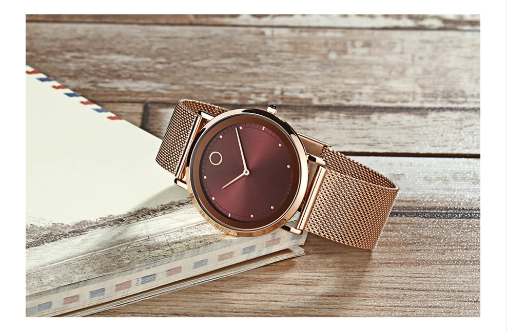 IBSO Fashion Simple Style Ultra Thin Bracelet Watches 20
