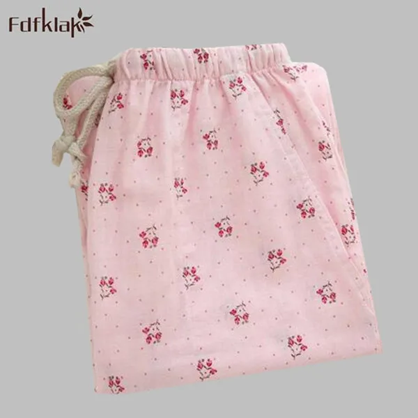 

Large Size Home Pants 2019 New Floral Print Spring Summer Autumn Sleep Trousers Pajamas Pant Women Sleepwear pijama inverno Q472