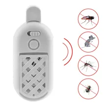 1PC USB Portable Ultrasonic Electronic Mosquito Repeller 5V 2A Indoor Mosquito Rodent Rat Mice Bug Insect Repellent