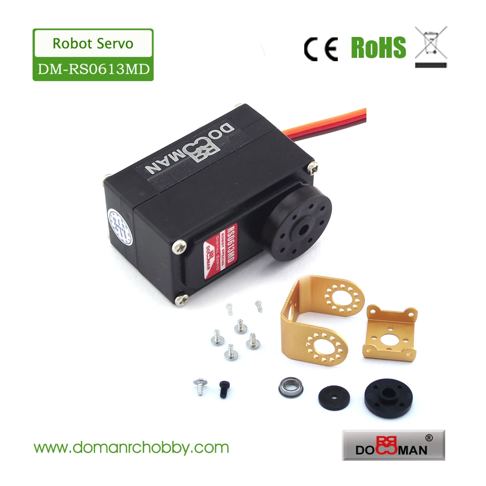 

1pcs/lot DM-RS0613MD metal gear 6kg low profile digital 270 degree robot servo