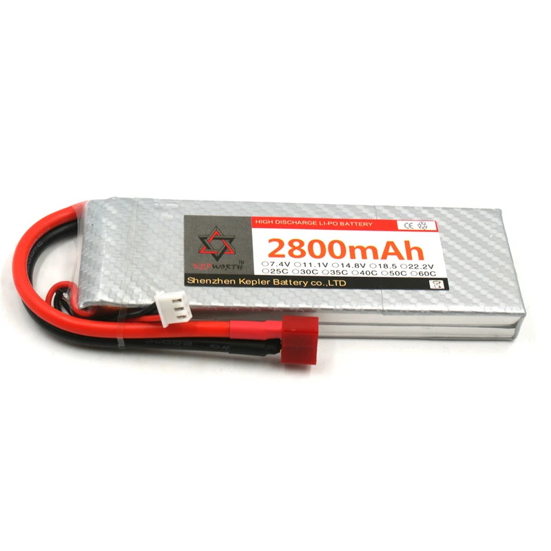 

2s 7.4v 2800mAh Lipo Battery RC Car Plane Boat Lithium Ion Polymer Battery For Truck Tank Drone Helicopter