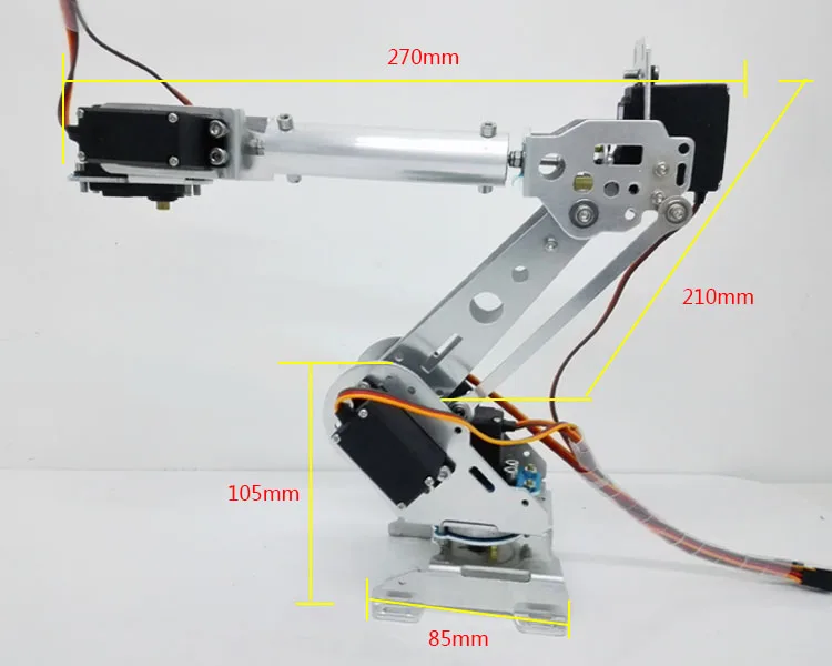DLT718 Robot Arm 6 Axis 6 Dof Manipulator Industrial Educational Robot
