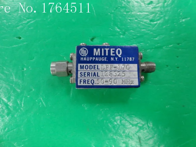 

[BELLA] MITEQ LPF-170 DC-130MHZ (50-90MHZ) RF low-pass filter SMA (F-M)