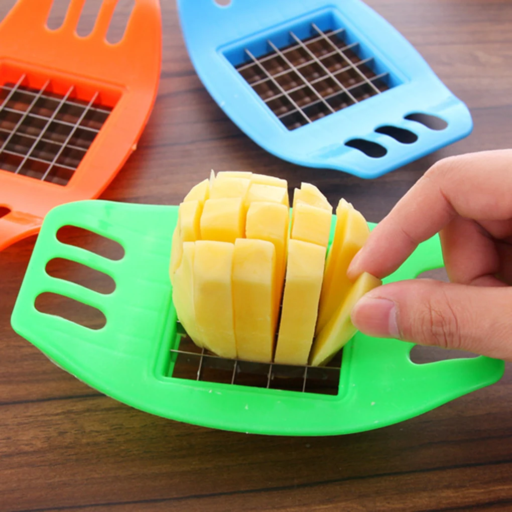 

Stainless Steel Vegetable Potato Slicer Cutter Cutting Slicers Cut Fries Device