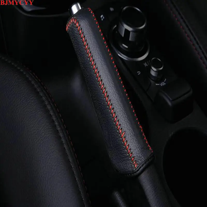 

BJMYCYY Car styling Car handbrake sleeve For Mazda CX3 CX3 Accessories
