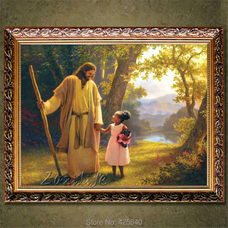 

Home Decor Jesus Christ Jesus Love Child Art Decor Painting Print Giclee Art Print On Canvas Christmas wall stickers home decor