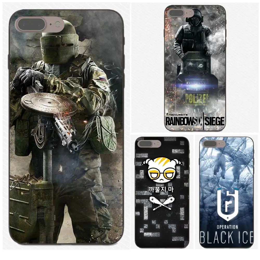 Rainbow Six Siege Operation Black Ice для Huawei Honor Enjoy Mate Note 6s 8 9 10 20 Lite Play Pro P smart Soft