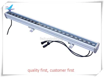 

8pcs/lot Outdoor Wall Washer Light 24x3w Linear Waterproof Flood Light RGB 3IN1 IP65 LED Wall Washer