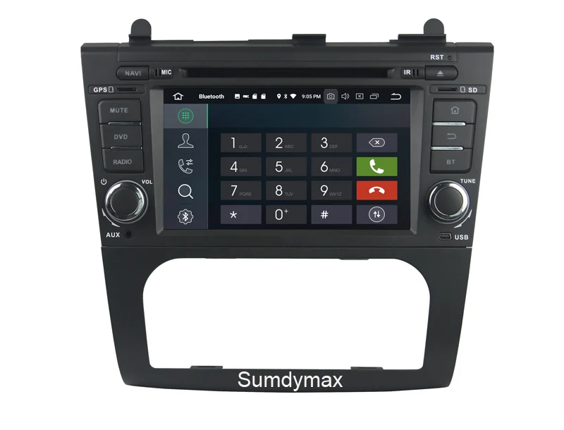 Perfect 7" two din 1024*600 HD android 9.0 car multimedia player for nissan Tenna Altima 2013 2014 with gps glonass built in wifi USB 1