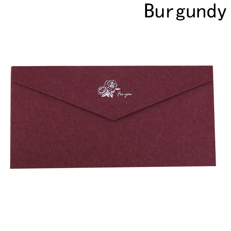 Европейские винтажные печатные конверты из крафт-бумаги с горячей штамповкой Kawaii школьные принадлежности конверт для свадьбы письмо-приглашение - Цвет: BD