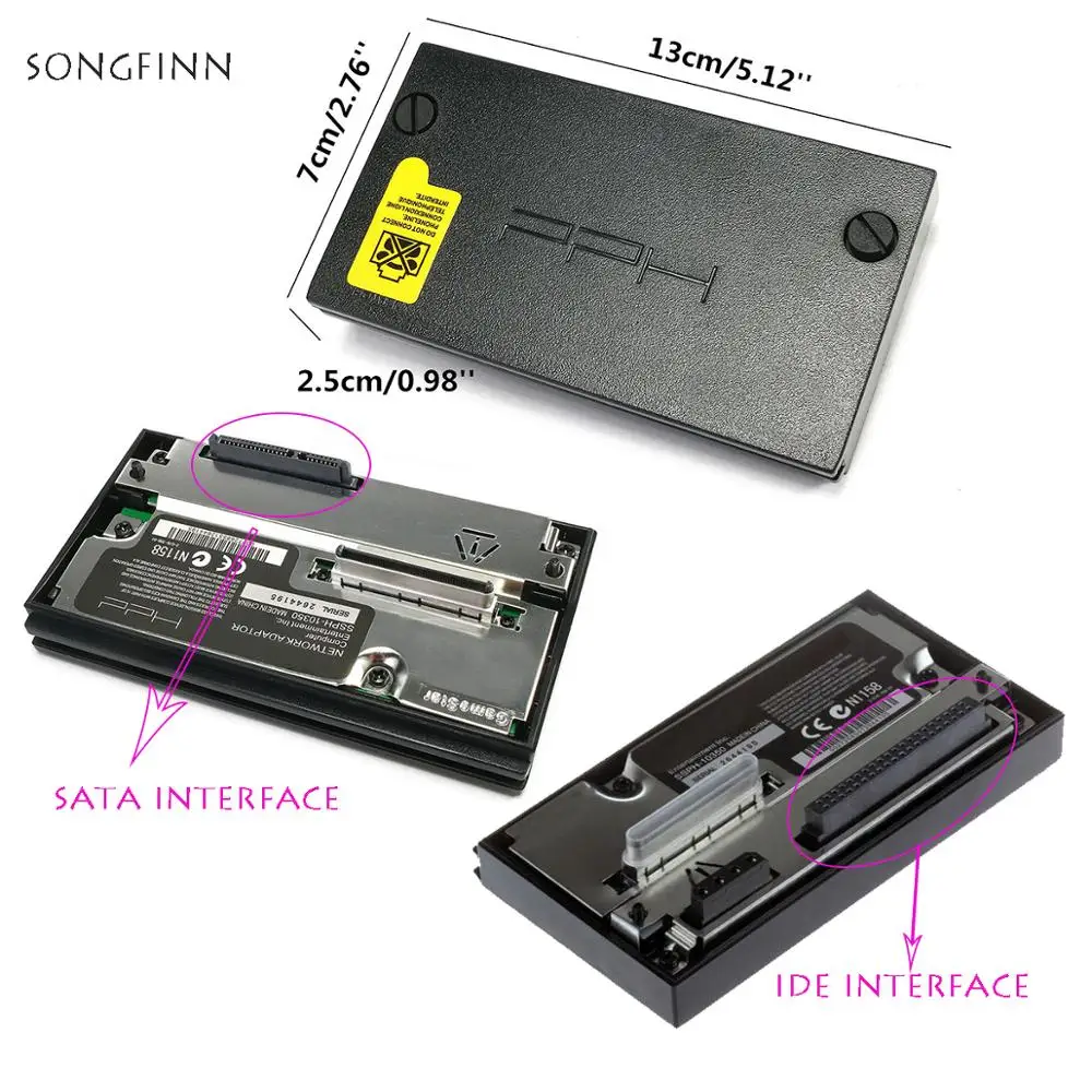 

Top Quality SATA IDE Interface Network Adapter for Playstation 2 HDD Adapter Hard Disk for PS2 Drop Shipping