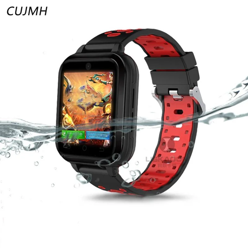 

CUJMH Q1 smart watch 4G full Netcom IP67 waterproof step heart rate blood pressure GPS video call real-time weather smart watch
