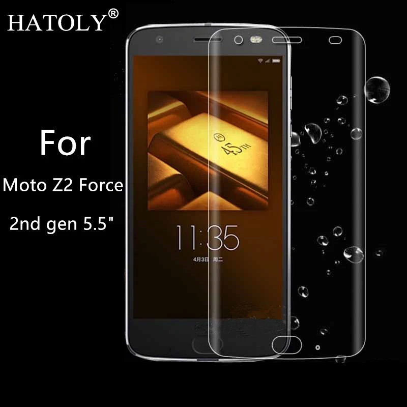 Мягкая нано-пленка из ТПУ фольга для Motorola Moto Z2 Force Защита экрана XT1789 полное