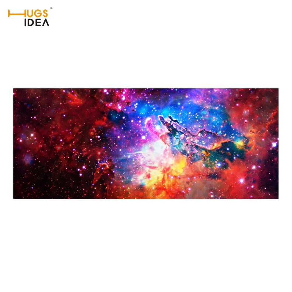 HUGSIDEA Galaxy Cloud Blue Sky Creative Stair Mats For Home Decore Stars Print Thin Alfombras Dormitorion Carpets Rugs for Stair HUGSIDEA Galaxy Cloud Blue Sky Creative Stair Mats For Home Decore Stars Print Thin Alfombras Dormitorion Carpets Rugs for Stair